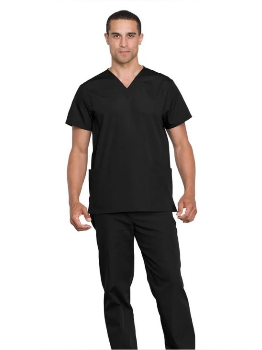 NEW Cherokee Professionals Scrubs Set, Modern Classic Black Size M (run big!!)